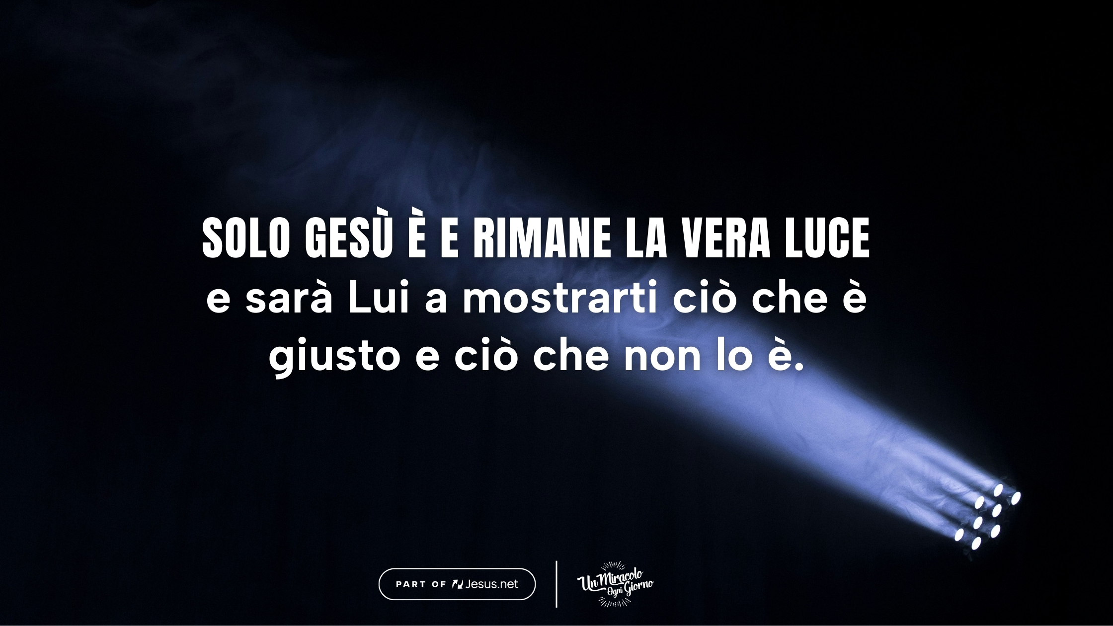 Tieni in piedi la tua linea diretta con Dio!