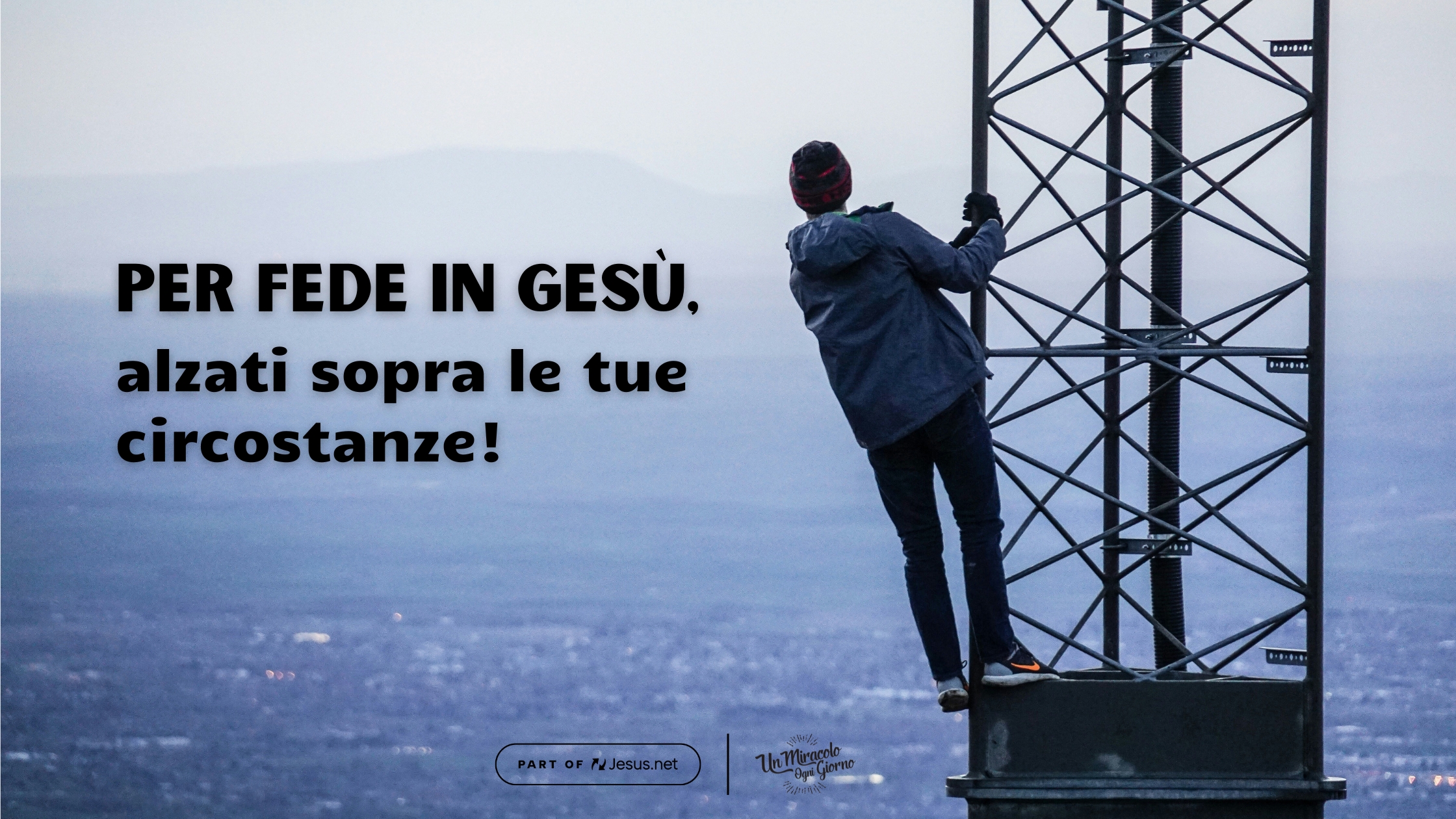 Pietro, sei creat o per alzarti sopra le circostanze...