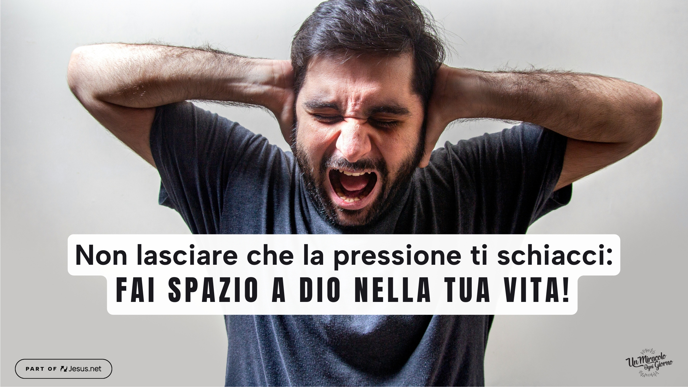Non può continuare così...
