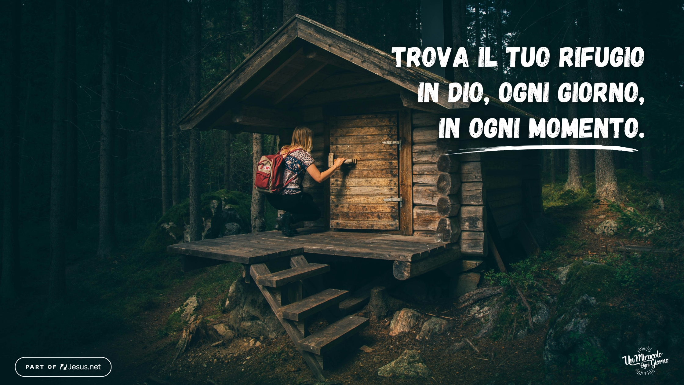 Hai questo rifugio, Pietro?