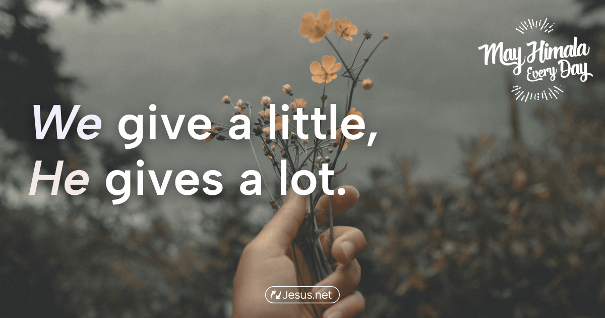 Can you outgive God? Spoiler: no one can! 😉 - ph.Jesus.net